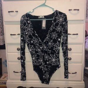 Spider web body suit!